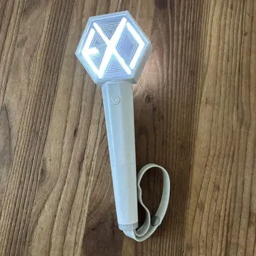 EXO 응원봉 화이트 육각형