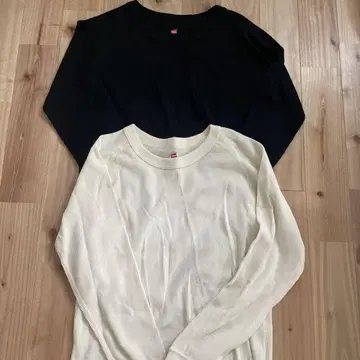 Hanes 와플 티셔츠