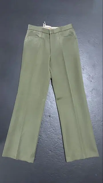 TREVIRA 70-80S YKK 지퍼 플레어 팬츠 빈티지
