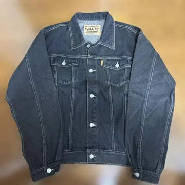BELVET 블랙 데님 자켓