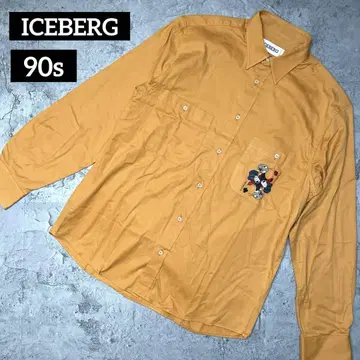 ICEBERG 아이스버그 긴팔 셔츠 90s 디즈니 지미니 피노키오
