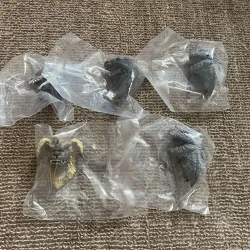 제일복권 고질라 G상 몬스터 헤드 마그넷 5개 세트
