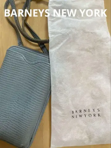 BARNEYS NEW YORK 스마트폰 숄더백 그레이