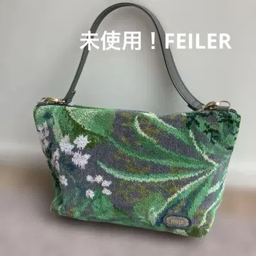 미사용! 시뇨르 직조 핸드백 숄더백 페이러 FEILER