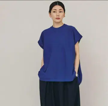 캘런솔로지 플레어 니트 블루