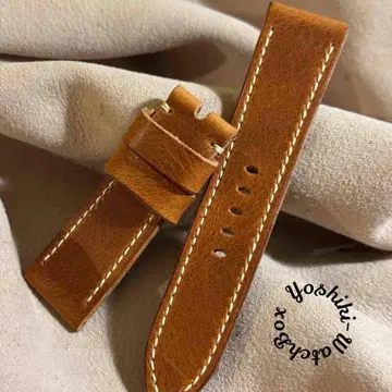 hor-212 HORWEEN 가죽 영어 탬 손목시계 벨 러그 폭 24