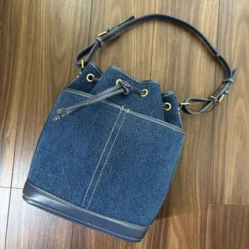 데님 버킷 백 zara