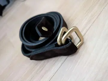 카자 리버서블 스웨이드 스퀘어 링 벨트