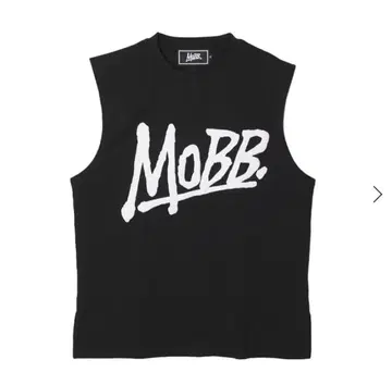 MOBB 블랙 탱크탑 M