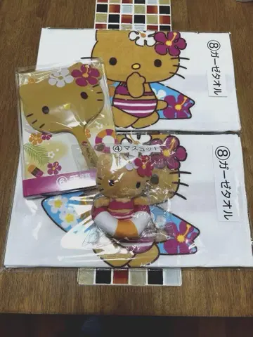 새상품 산리오 복권 일광화상 키티 세트
