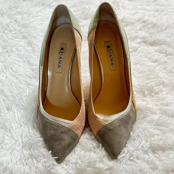 DIANA 스웨이드 스틸레토 펌프스 멀티 컬러 24cm