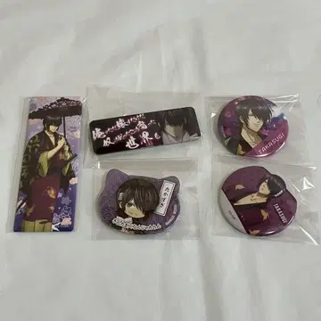 은혼 타카스기 신스케 캔뱃지 5종 세트