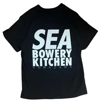 완판템 wind and sea 바와리 콜라보 티셔츠 코마자와