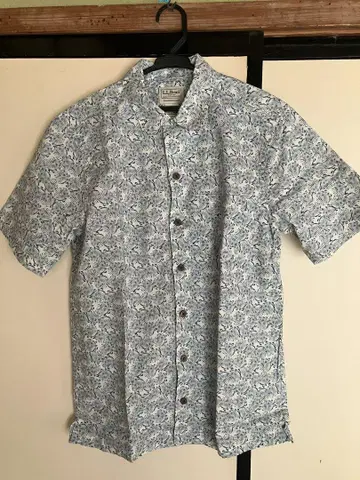 L.L.Bean 반팔 오픈 카라 셔츠