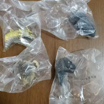 제일복권 고질라 G상 몬스터 헤드 마그넷 4종 세트