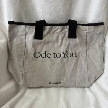 ode to you 세븐틴 굿즈 토트 백