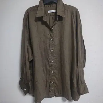 스픽 앤 스팬 린넨 셔츠 긴팔 셔츠 Spick and Span