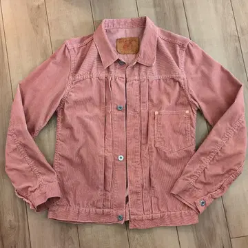 TCB JEANS 코듀로이 자켓(살몬 핑크) 38