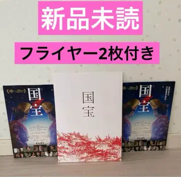 국보 팜플렛 플라이어 2장(양면 인쇄) 요시자와 료 요코하마 유성