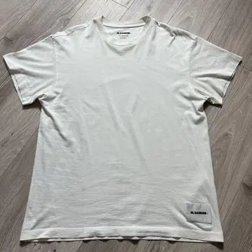 JIL SANDER 질 샌더 오가닉 코튼 티셔츠 화이트 M