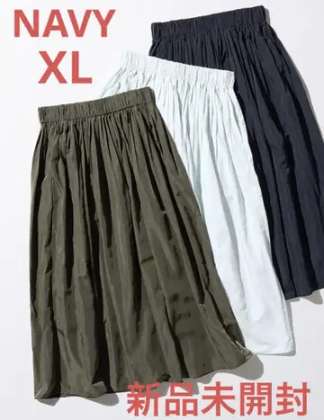 볼륨 개더 스커트 새상품 유니클로 UNIQLO XL