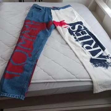 TOMMY ARIES 콜라보 데님 팬츠 타미힐피거