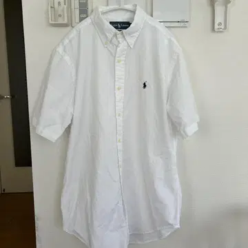 Ralph Lauren 반팔 셔츠 M 화이트