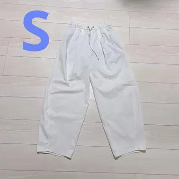 배럴 레그 풀온 팬츠 S