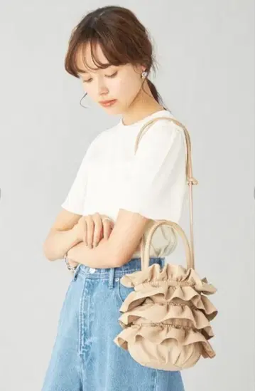 EMMEL REFINES EM 티어드 프릴 백 2way 백