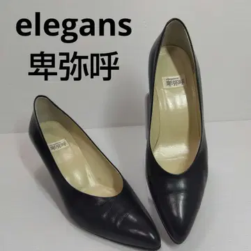 elegans 히메코 펌프스 블랙 23cm