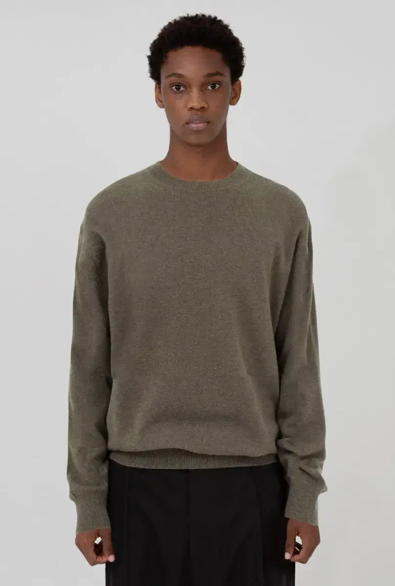 Brownyard Extra Fine Wool Knit Olive 4size