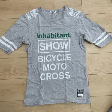 inhabitant. 그레이 티셔츠 S 사이즈