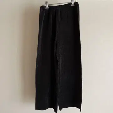 SPECCHIO 스페치오 플리츠 이지 팬츠 블랙 40