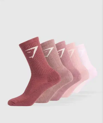 Gymshark 헬스장 샤크 삭스 5켤레 세트