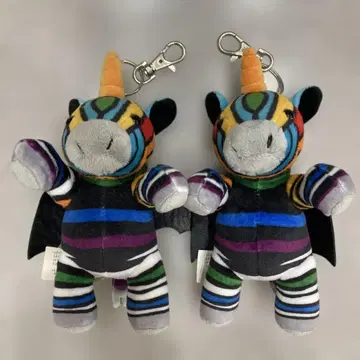 레고랜드 봉제 인형 키링 제브릭 할로윈 2개 세트