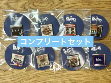 The Beatles 핀 배지 가챠가챠 8종 컴플리트