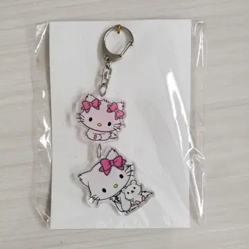 츄리 키티 2층 아크릴 키링