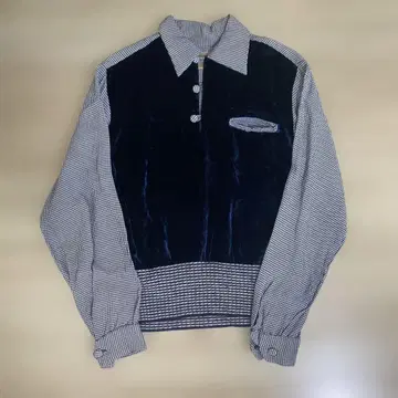 1950~1960년대 레이온 벨로어 풀오버 셔츠