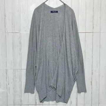 UNITED ARROWS 긴팔 가디건 그레이 [M] 여성용