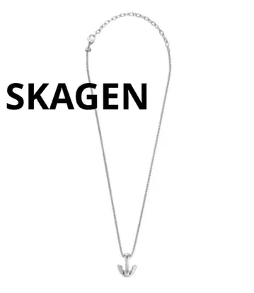 스카겐 남성용 목걸이 실버 SKJM0187040
