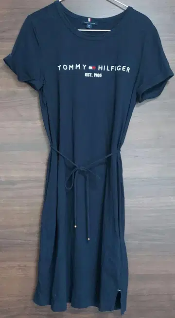 타미힐피거 네이비 티셔츠 원피스 S