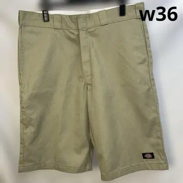 디키즈 베이지 숏 팬츠 w36