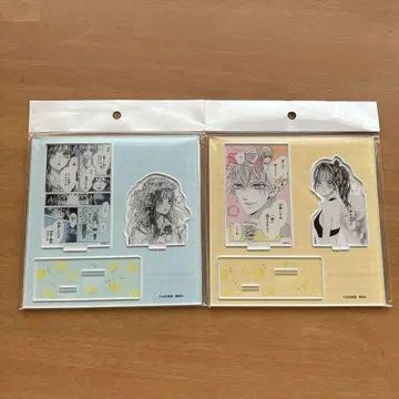 허니 레몬 소다 복권 메이트 아크릴 스탠드 2종 세트