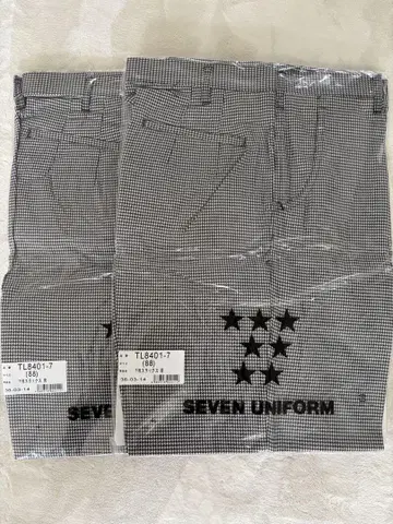 SEVEN UNIFORM TL8401-7 체크 팬츠 (88)
