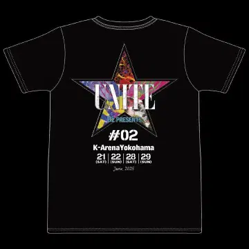 B'z PRESENTS UNITE #02 투어 티셔츠 XL 새상품