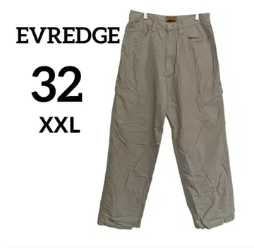 EVREDGE 카고 팬츠 32 (2XL) 베이지 빅 사이즈 봄 여름 가을