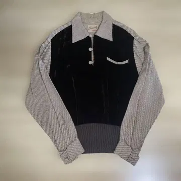 1950~1960년대 빈티지 캠퍼스 레이온 셔츠