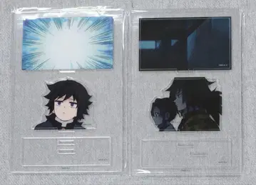 귀멸의 칼날 ufotable 기유 미니 디오라마 아크릴 스탠드 2개