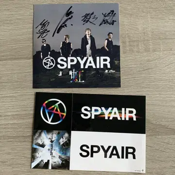 SPYAIR 무지개 친필 사인 스티커 포함