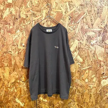 The Fox Collection 티셔츠 로고 원포인트 다크 브라운